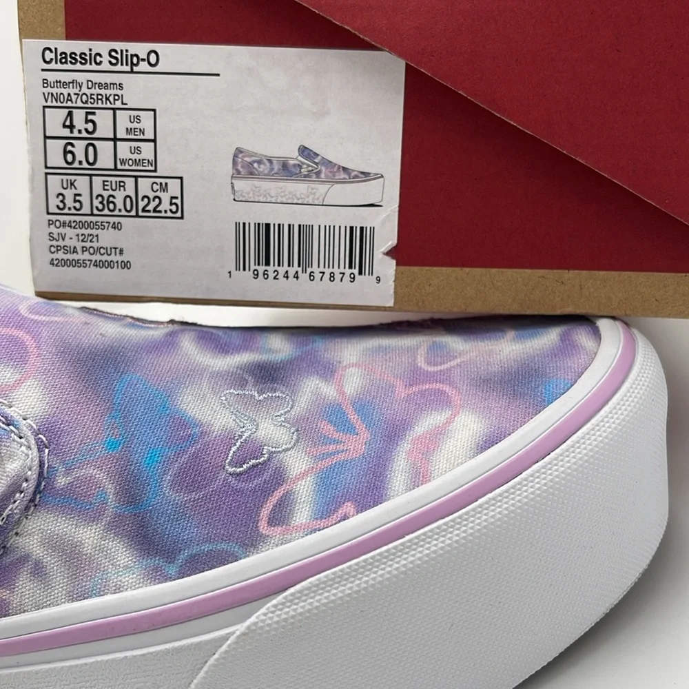Vans WMNS Purple Platform Sneakers Classic Slip-On
Butterfly Dreams
VN0A7Q5RKPL - Picture 16 of 16